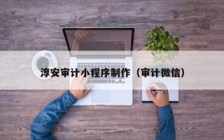 琼中淳安审计小程序制作（审计微信）