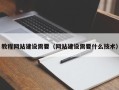 琼中教程网站建设需要（网站建设需要什么技术）